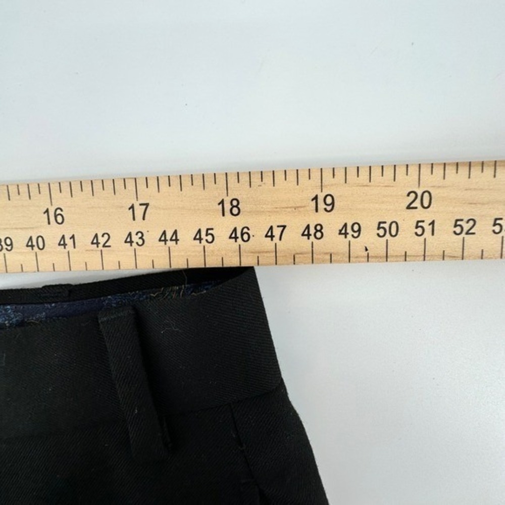 Lauren‎ Ralph Lauren Mens Black Dress Pants Flat Front Classic Fit Size 36x34 - Picture 6 of 10
